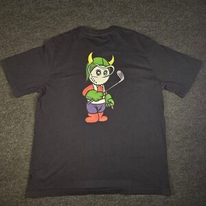 Malbon Men's Golf T Shirt Martin The Martian Friends and Family RARE Size L